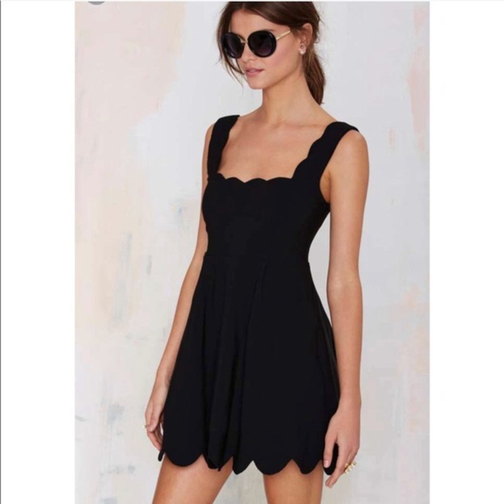 Scalloped dress